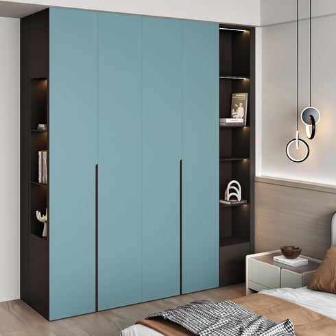 WESTICK Blue Wallpaper Self Adhesive Kitchen Cabinet Wallpaper Peel and Stick Blue Contact Paper for Cabinets and Drawers Teal Contact Paper for C...